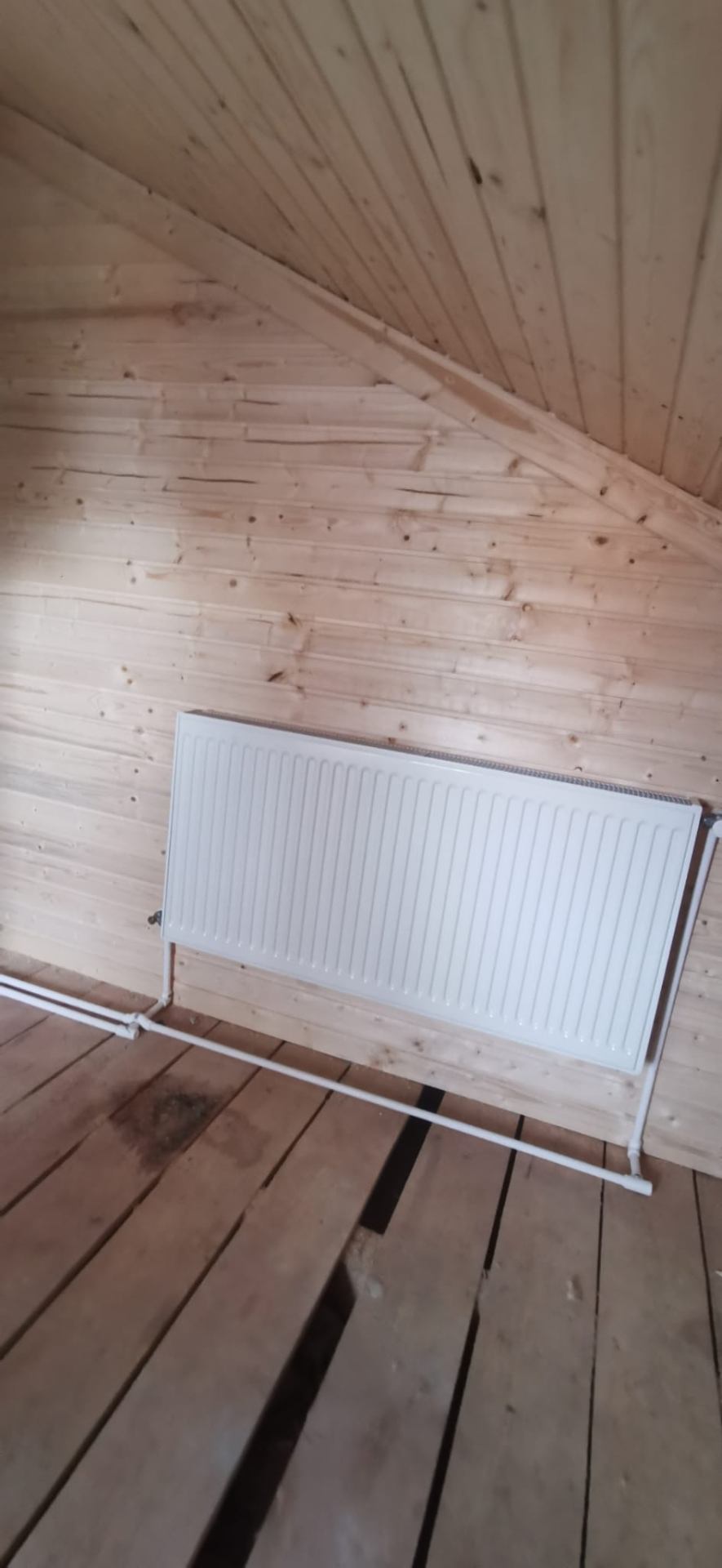 Radiator în mansardă